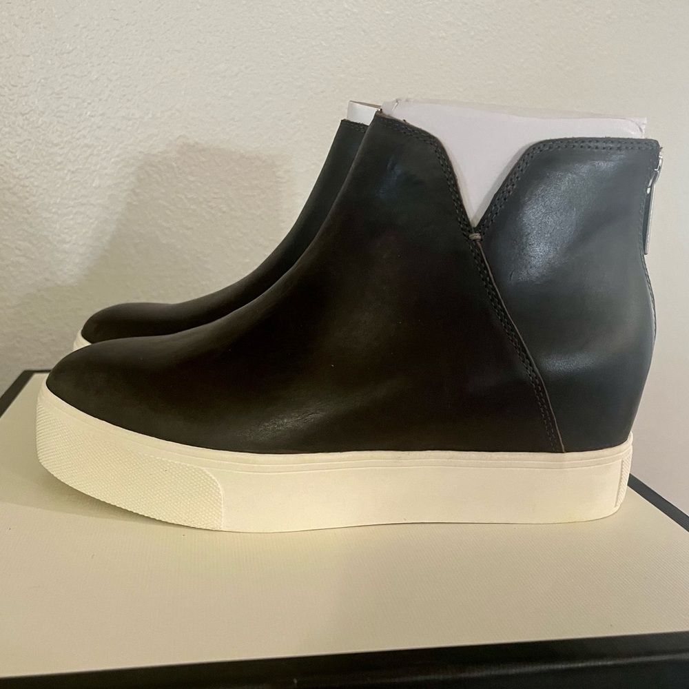 J/Slides Leather Boots “Shea” Grey Size 7